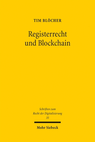 Registerrecht und Blockchain