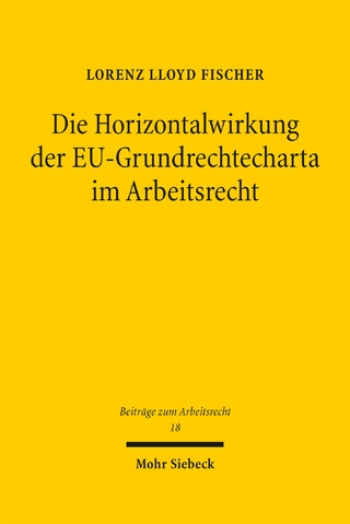 Die Horizontalwirkung der EU-Grundrechtecharta im Arbeitsrecht