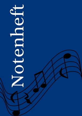 Notenheft: DIN A4 Notenlinienheft | 44 Seiten mit 12 Notenzeilen / Systeme pro Blatt | Papier 90g/m² | Musikheft mit Notenlinien