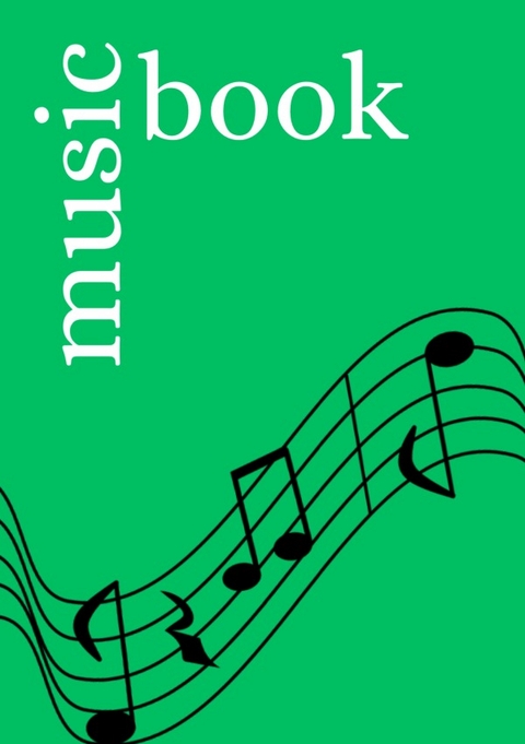 Music Book: DIN A5 Staff Book | 60 Pages with 12 Staves / Systems per Sheet | Paper 90g/m&sup2; - Jakob Welik