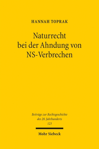 Naturrecht bei der Ahndung von NS-Verbrechen