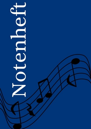 Notenheft: DIN A4 Notenlinienheft | 60 Seiten mit 12 Notenzeilen / Systeme pro Blatt | Papier 90g/m² | Musikheft mit Notenlinien