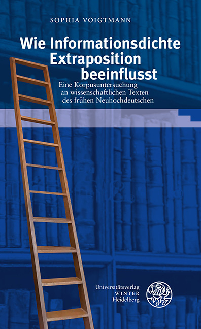 Wie Informationsdichte Extraposition beeinflusst - Sophia Voigtmann