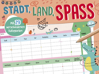 Stadt, Land, Spaß - Spieleblock