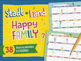 Stadt, Land, Happy Family - Spieleblock
