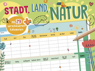 Stadt, Land, Natur - Spieleblock