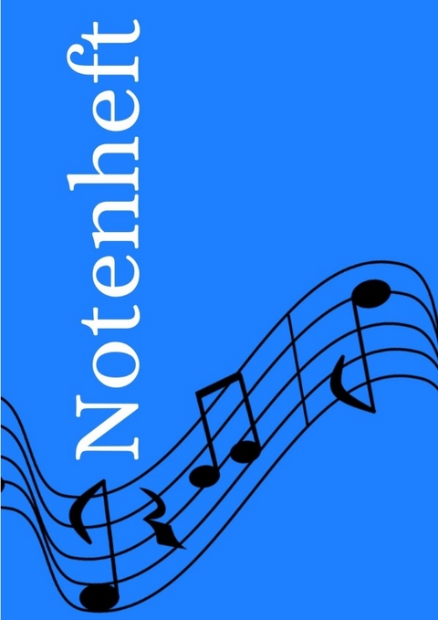 Notenheft: DIN A4 Notenlinienheft | 60 Seiten mit 12 Notenzeilen / Systeme pro Blatt | Papier 90g/m&sup2; | Musikheft mit Notenlinien - Jakob Welik