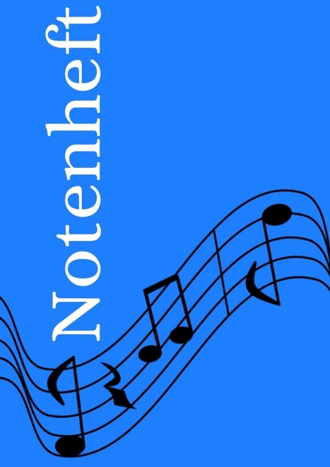 Notenheft: DIN A4 Notenlinienheft | 60 Seiten mit 12 Notenzeilen / Systeme pro Blatt | Papier 90g/m&sup2; | Musikheft mit Notenlinien - Jakob Welik