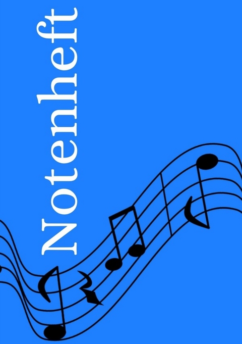 Notenheft: DIN A5 Notenlinienheft | 200 Seiten mit 12 Notenzeilen / Systeme pro Blatt | Papier 90g/m&sup2; | Musikheft mit Notenlinien - Jakob Welik