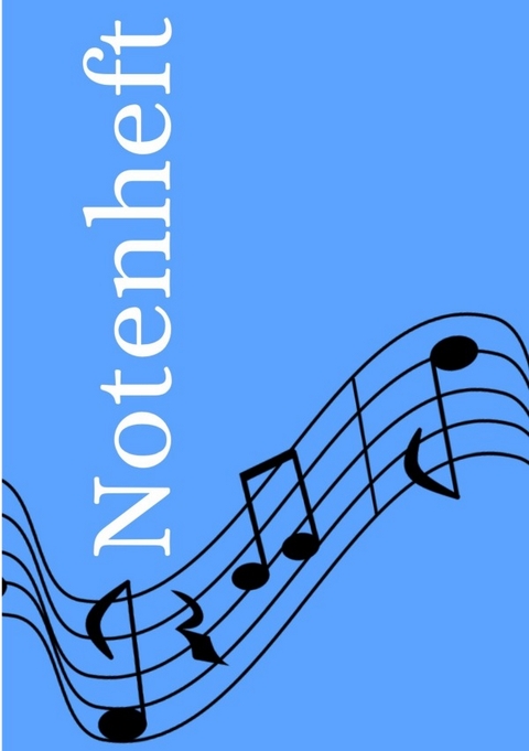 Notenheft: DIN A5 Notenlinienheft | 200 Seiten mit 12 Notenzeilen / Systeme pro Blatt | Papier 90g/m&sup2; | Musikheft mit Notenlinien - Jakob Welik