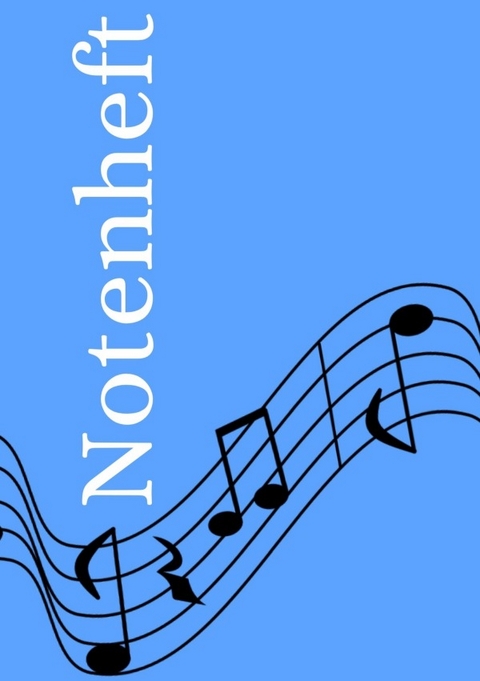 Notenheft: DIN A5 Notenlinienheft | 100 Seiten mit 12 Notenzeilen / Systeme pro Blatt | Papier 90g/m&sup2; | Musikheft mit Notenlinien - Jakob Welik