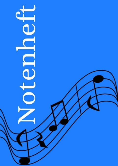 Notenheft: DIN A4 Notenlinienheft | 30 Seiten mit 12 Notenzeilen / Systeme pro Blatt | Papier 90g/m&sup2; | Musikheft mit Notenlinien - Jakob Welik