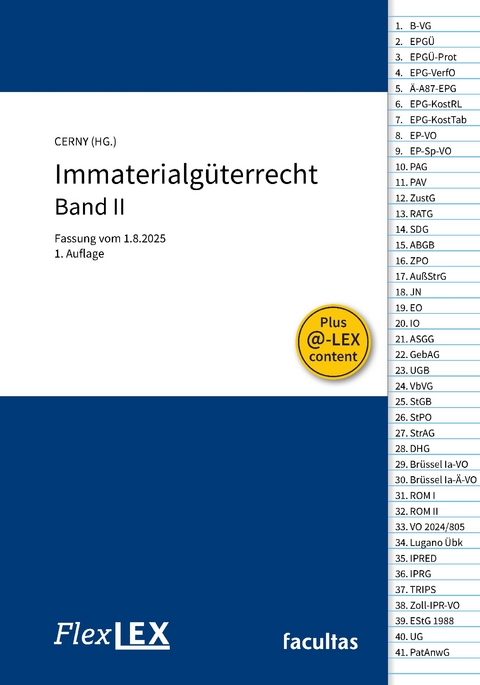 FlexLex Immaterialg&uuml;terrecht | Band II - 