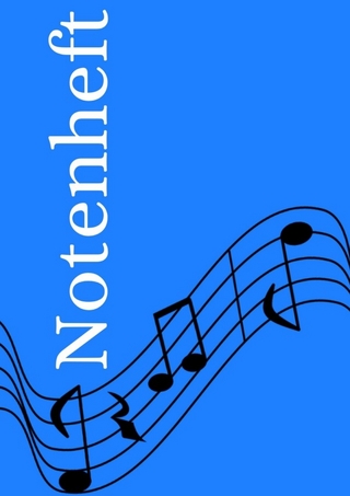 Notenheft: DIN A4 Notenlinienheft | 44 Seiten mit 12 Notenzeilen / Systeme pro Blatt | Papier 90g/m² | Musikheft mit Notenlinien