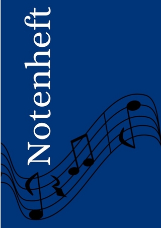 Notenheft: DIN A4 Notenlinienheft | 30 Seiten mit 12 Notenzeilen / Systeme pro Blatt | Papier 90g/m² | Musikheft mit Notenlinien