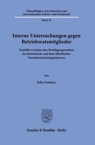 Interne Untersuchungen gegen Betriebsratsmitglieder