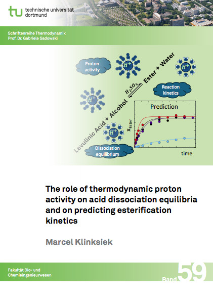 The role of thermodynamic proton activity on acid dissociation equilibria and on predicting esterification kinetics - Marcel Klinksiek