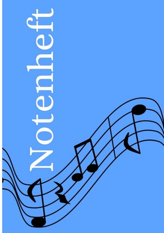Notenheft: DIN A5 Notenlinienheft | 200 Seiten mit 12 Notenzeilen / Systeme pro Blatt | Papier 90g/m² | Musikheft mit Notenlinien