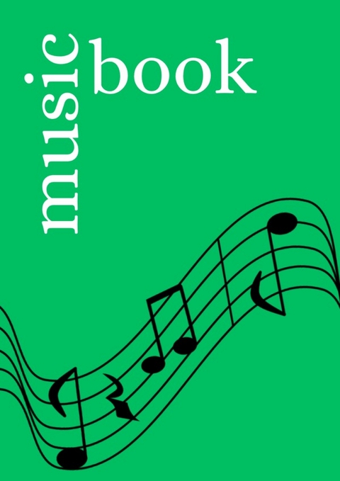 Music Book: DIN A4 Staff Book | 46 Pages with 12 Staves / Systems per Sheet | Paper 90g/m&sup2; - Jakob Welik