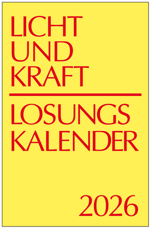 Licht und Kraft/Losungskalender 2026 Reiseausgabe