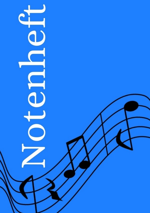 Notenheft: DIN A5 Notenlinienheft | 100 Seiten mit 12 Notenzeilen / Systeme pro Blatt | Papier 90g/m&sup2; | Musikheft mit Notenlinien - Jakob Welik
