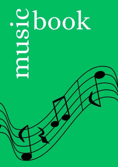 Music Book: DIN A4 Staff Book | 200 Pages with 12 Staves / Systems per Sheet | Paper 90g/m&sup2; - Jakob Welik