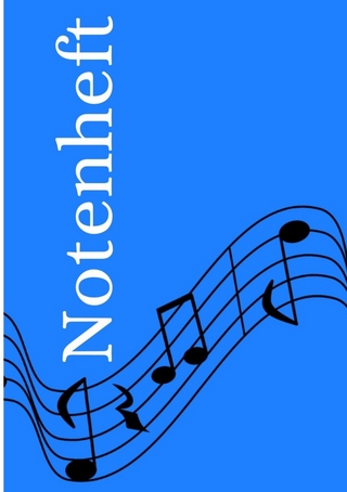 Notenheft: DIN A5 Notenlinienheft | 60 Seiten mit 12 Notenzeilen / Systeme pro Blatt | Papier 90g/m² | Musikheft mit Notenlinien