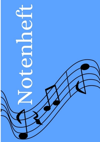 Notenheft: DIN A5 Notenlinienheft | 300 Seiten mit 12 Notenzeilen / Systeme pro Blatt | Papier 90g/m² | Musikheft mit Notenlinien