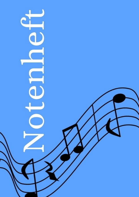 Notenheft: DIN A4 Notenlinienheft | 100 Seiten mit 12 Notenzeilen / Systeme pro Blatt | Papier 90g/m&sup2; | Musikheft mit Notenlinien - Jakob Welik