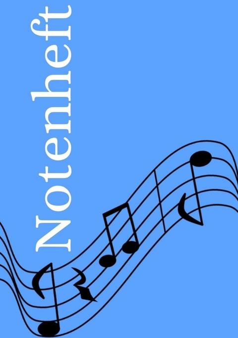 Notenheft: DIN A5 Notenlinienheft | 30 Seiten mit 12 Notenzeilen / Systeme pro Blatt | Papier 90g/m&sup2; | Musikheft mit Notenlinien - Jakob Welik