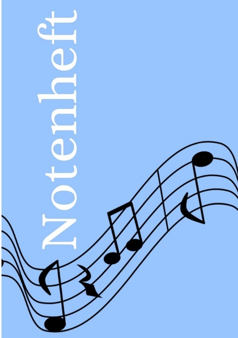 Notenheft: DIN A5 Notenlinienheft | 100 Seiten mit 12 Notenzeilen / Systeme pro Blatt | Papier 90g/m&sup2; | Musikheft mit Notenlinien - Jakob Welik
