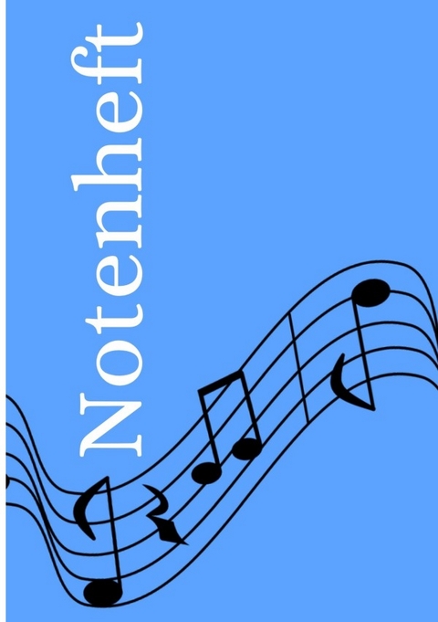 Notenheft: DIN A5 Notenlinienheft | 60 Seiten mit 12 Notenzeilen / Systeme pro Blatt | Papier 90g/m&sup2; | Musikheft mit Notenlinien - Jakob Welik