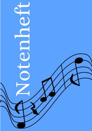 Notenheft: DIN A4 Notenlinienheft | 30 Seiten mit 12 Notenzeilen / Systeme pro Blatt | Papier 90g/m² | Musikheft mit Notenlinien