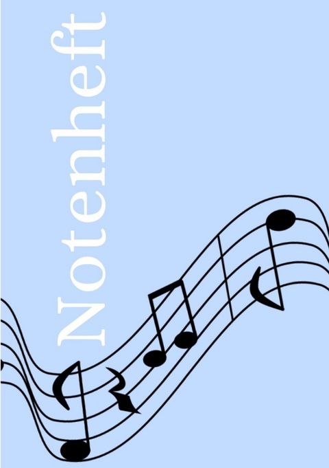 Notenheft: DIN A5 Notenlinienheft | 60 Seiten mit 12 Notenzeilen / Systeme pro Blatt | Papier 90g/m&sup2; | Musikheft mit Notenlinien - Jakob Welik