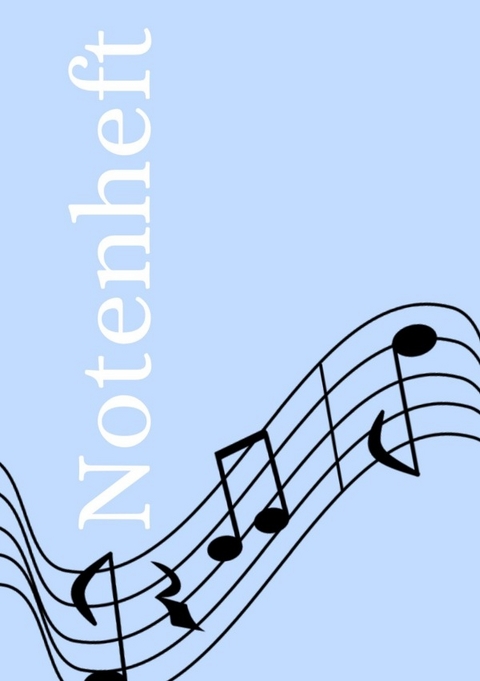 Notenheft: DIN A5 Notenlinienheft | 200 Seiten mit 12 Notenzeilen / Systeme pro Blatt | Papier 90g/m&sup2; | Musikheft mit Notenlinien - Jakob Welik