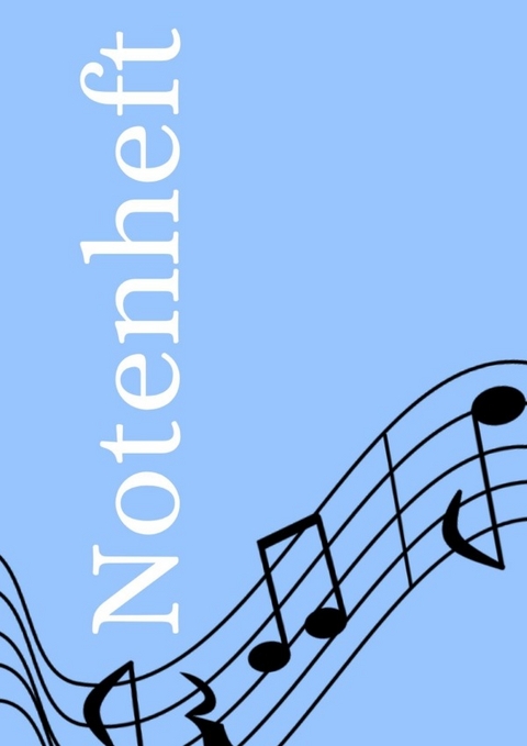 Notenheft: DIN A4 Notenlinienheft | 60 Seiten mit 12 Notenzeilen / Systeme pro Blatt | Papier 90g/m&sup2; | Musikheft mit Notenlinien - Jakob Welik