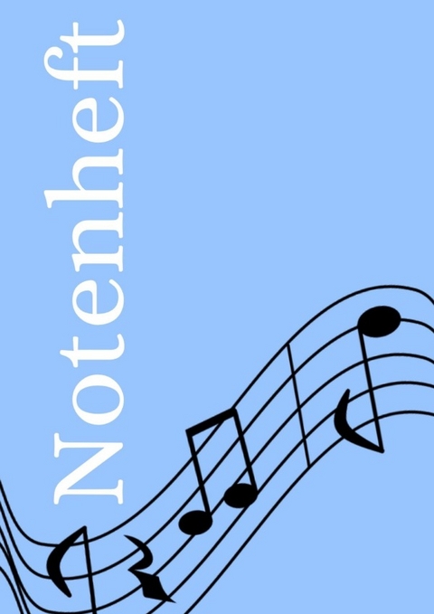 Notenheft: DIN A4 Notenlinienheft | 300 Seiten mit 12 Notenzeilen / Systeme pro Blatt | Papier 90g/m&sup2; | Musikheft mit Notenlinien - Jakob Welik