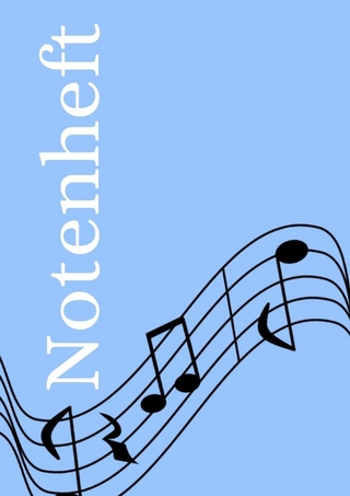 Notenheft: DIN A4 Notenlinienheft | 200 Seiten mit 12 Notenzeilen / Systeme pro Blatt | Papier 90g/m² | Musikheft mit Notenlinien