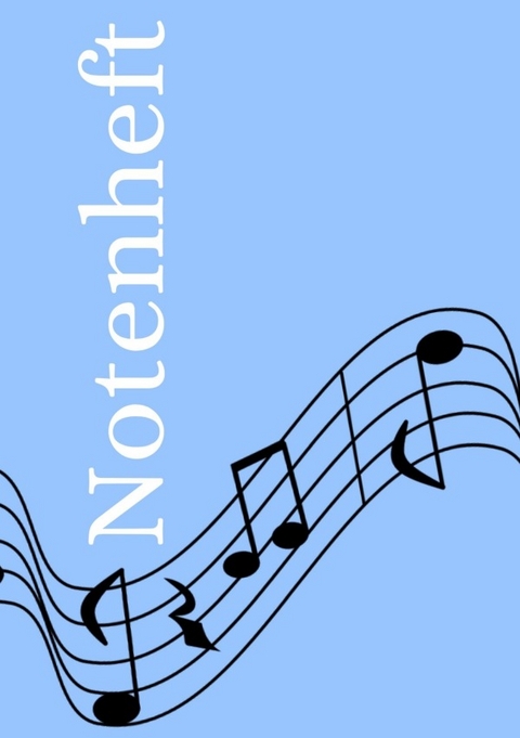 Notenheft: DIN A5 Notenlinienheft | 100 Seiten mit 12 Notenzeilen / Systeme pro Blatt | Papier 90g/m&sup2; | Musikheft mit Notenlinien - Jakob Welik