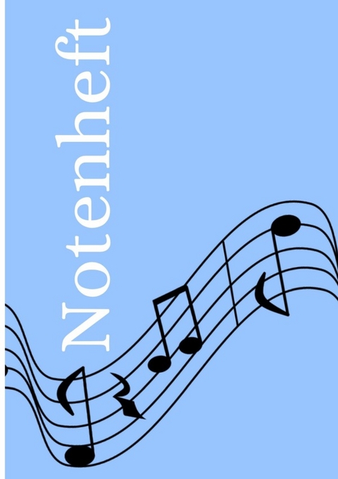 Notenheft: DIN A5 Notenlinienheft | 30 Seiten mit 12 Notenzeilen / Systeme pro Blatt | Papier 90g/m&sup2; | Musikheft mit Notenlinien - Jakob Welik