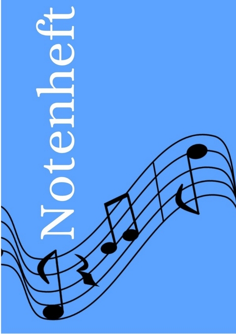 Notenheft: DIN A4 Notenlinienheft | 200 Seiten mit 12 Notenzeilen / Systeme pro Blatt | Papier 90g/m&sup2; | Musikheft mit Notenlinien - Jakob Welik