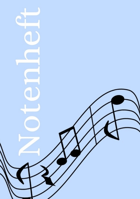 Notenheft: DIN A4 Notenlinienheft | 44 Seiten mit 12 Notenzeilen / Systeme pro Blatt | Papier 90g/m&sup2; | Musikheft mit Notenlinien - Jakob Welik