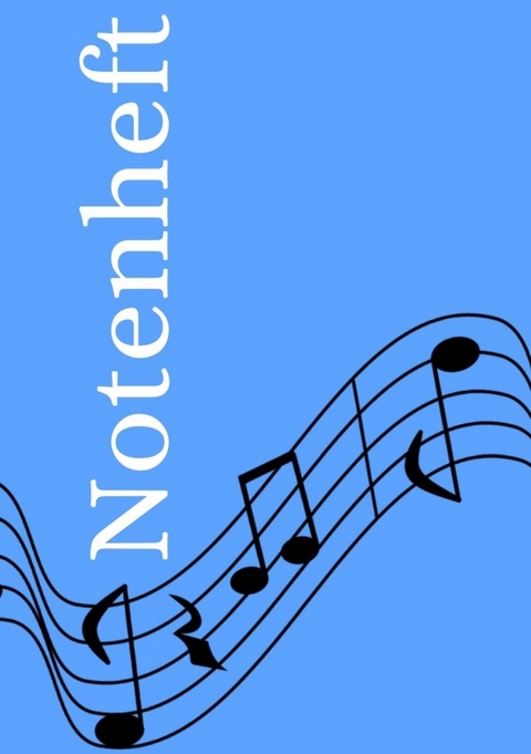Notenheft: DIN A5 Notenlinienheft | 44 Seiten mit 12 Notenzeilen / Systeme pro Blatt | Papier 90g/m&sup2; | Musikheft mit Notenlinien - Jakob Welik