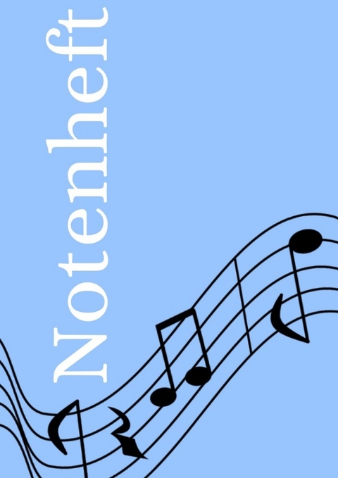 Notenheft: DIN A4 Notenlinienheft | 44 Seiten mit 12 Notenzeilen / Systeme pro Blatt | Papier 90g/m&sup2; | Musikheft mit Notenlinien - Jakob Welik