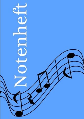 Notenheft: DIN A4 Notenlinienheft | 300 Seiten mit 12 Notenzeilen / Systeme pro Blatt | Papier 90g/m² | Musikheft mit Notenlinien