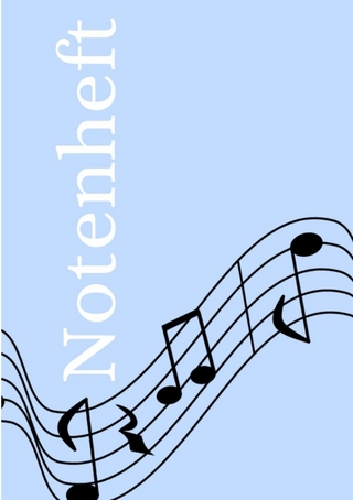 Notenheft: DIN A5 Notenlinienheft | 300 Seiten mit 12 Notenzeilen / Systeme pro Blatt | Papier 90g/m² | Musikheft mit Notenlinien