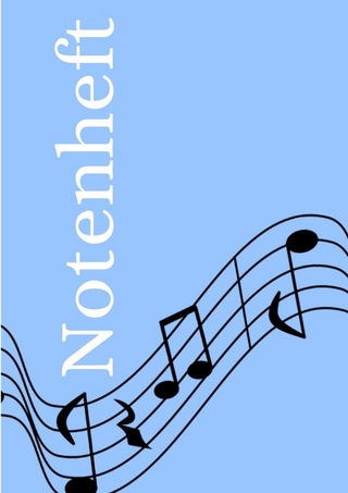 Notenheft: DIN A4 Notenlinienheft | 30 Seiten mit 12 Notenzeilen / Systeme pro Blatt | Papier 90g/m² | Musikheft mit Notenlinien