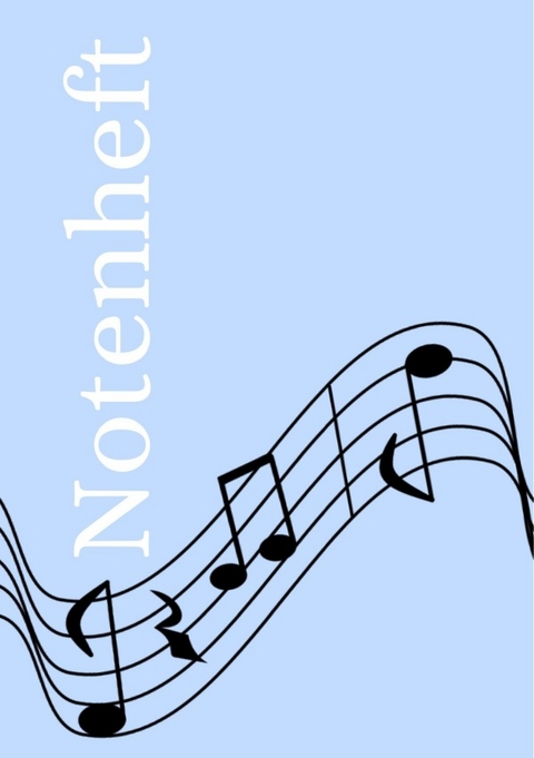Notenheft: DIN A5 Notenlinienheft | 60 Seiten mit 12 Notenzeilen / Systeme pro Blatt | Papier 90g/m&sup2; | Musikheft mit Notenlinien - Jakob Welik