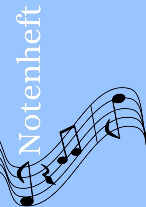 Notenheft: DIN A4 Notenlinienheft | 100 Seiten mit 12 Notenzeilen / Systeme pro Blatt | Papier 90g/m&sup2; | Musikheft mit Notenlinien - Jakob Welik