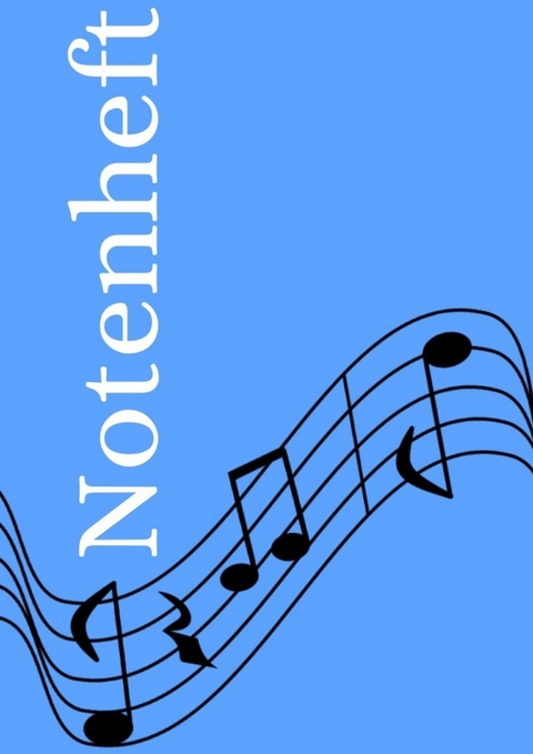 Notenheft: DIN A4 Notenlinienheft | 44 Seiten mit 12 Notenzeilen / Systeme pro Blatt | Papier 90g/m&sup2; | Musikheft mit Notenlinien - Jakob Welik